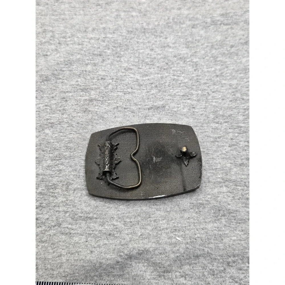 Vintage 1970s TrailMobile Trucker Semi Trailer Solid Brass Belt Buckle